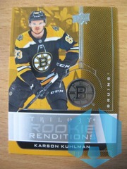 2019-20 Upper Deck Trilogy Rookie Renditions #RR21 Karson Kuhlman Boston Bruins